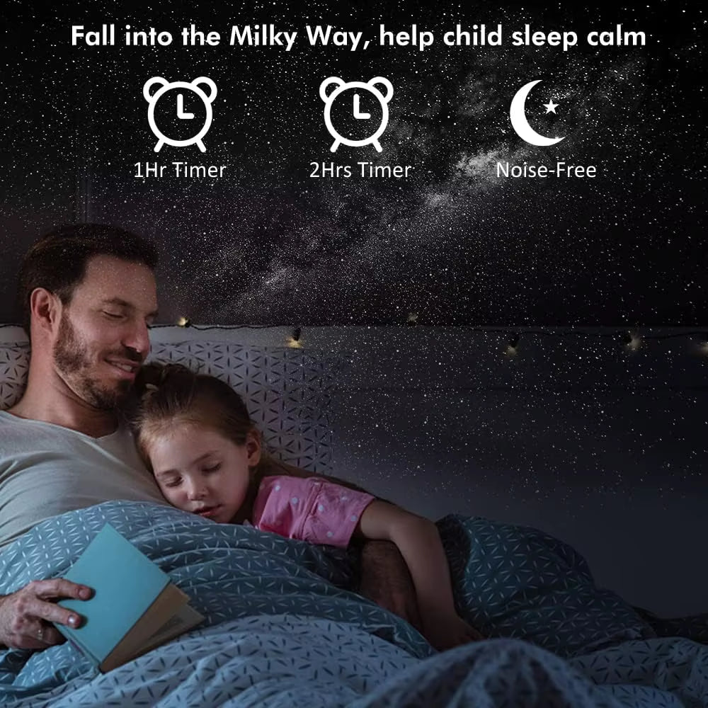 12-in-1 4K HD Star Projector and Galaxy Lamp with 360° Rotation – Ideal Night Light for Children's Rooms and Valentine's Gifts